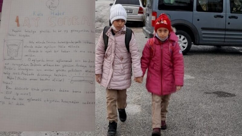 Annesi gözünün önünde tutuklanan KHK’lı çocuğu Elif Rana’nın günlüğünden: Hayatım karanlığa gömüldü