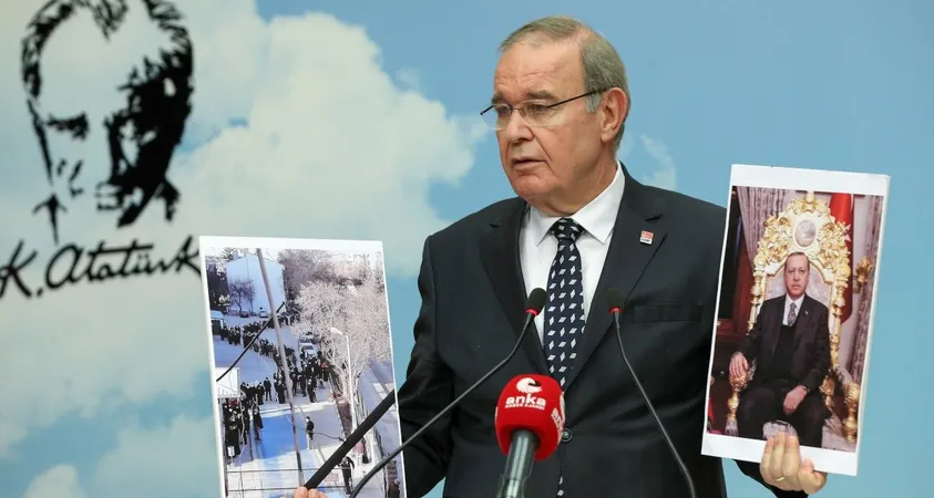 Öztrak’tan Erdoğan’a: Altın varaklı tahtta oturan kaçak sarayın kibirlisi