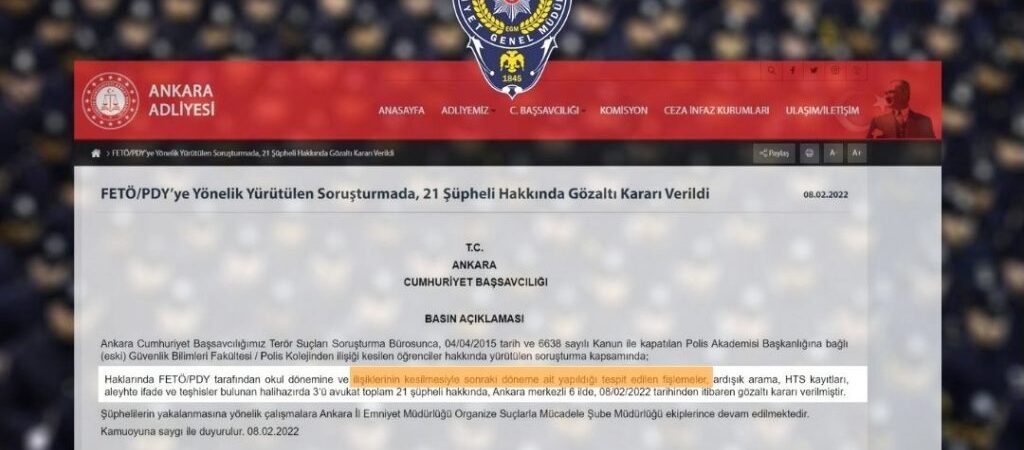 Başsavcılık ‘fişleme’ ile operasyon yaptı, fark edilince değiştirdi