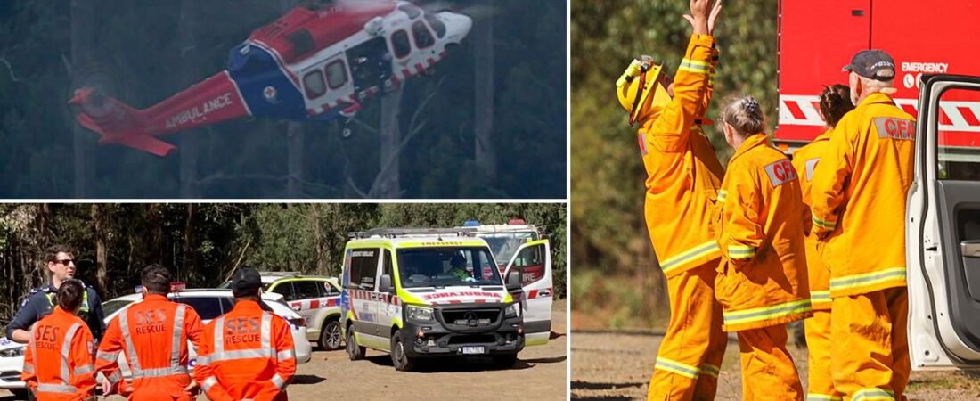 İçinde 5 kişinin bulunduğu helikopter Melbourne’de düştü
