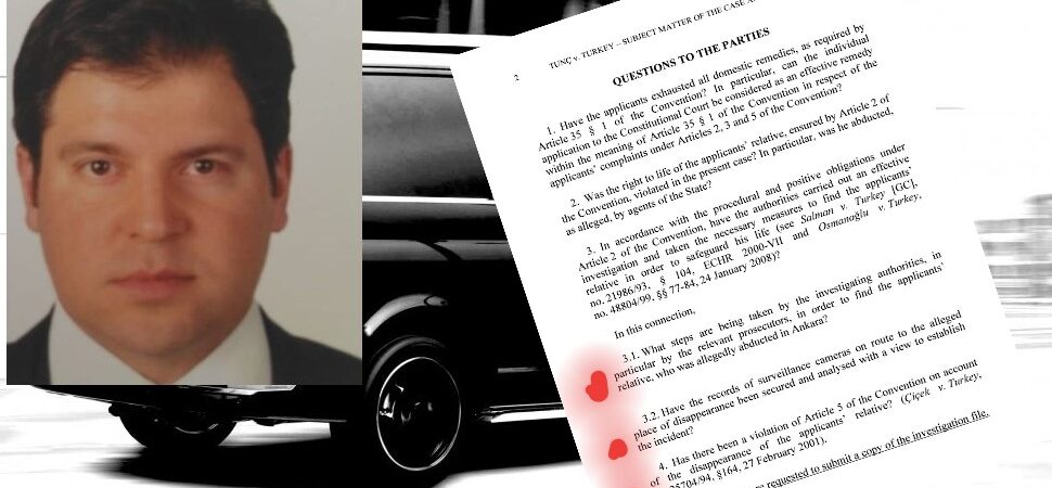 Ankara’da kaçırılan Yusuf Bilge Tunç, Uluslararası Af Örgütü raporunda: Zorla kaybedildi, akıbeti bilinmiyor