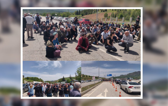 Aysel Doğan’ın cenaze konvoyunun Dersim’e girişine polis engeli