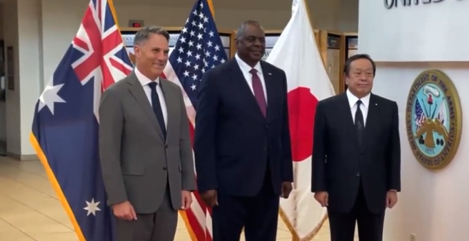 Avustralya Japonya ve ABD savunmada iş birliğini güçlendirecek