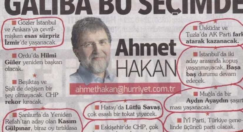 Yandaş Ahmet Hakan’ın seçim analizi gündem oldu: ‘Meğer çok eğlenceliymiş’
