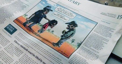 The Australian’ın karikatürü tepkilere neden oldu