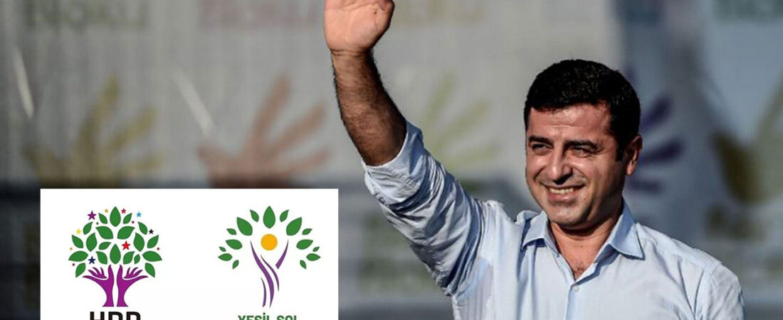 Demirtaş logosunu paylaştı: HDP, Yeşil Sol Parti adıyla seçime girecek
