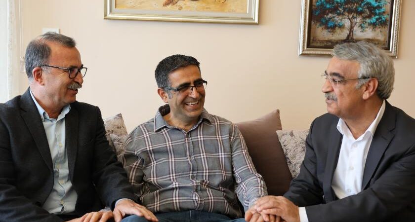 HDP ve Yeşil Sol Parti’den Baluken’e ziyaret