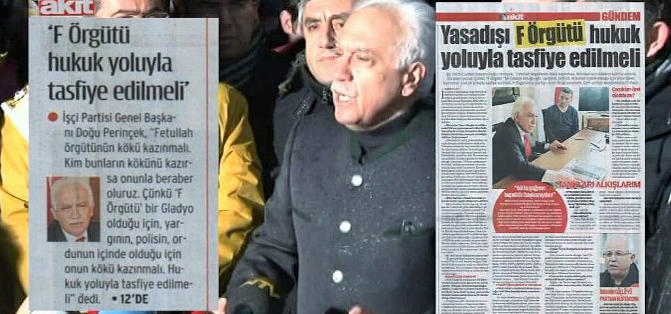 Cemaatlerden kafa karıştıran pazar kararı:Perinçek,’köklerini kazıyacağız’ demişti
