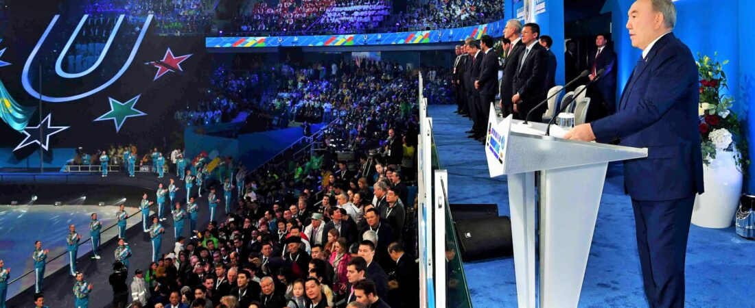 Kış olimpiyat meşalesi Almatı’da yakıldı