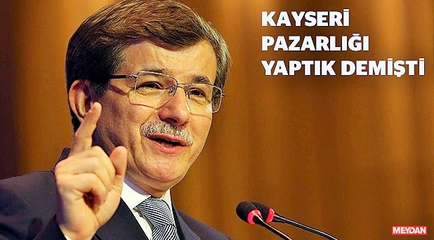 Davutoğlu: Biz hiçbir zaman para pazarlığı yapmadık