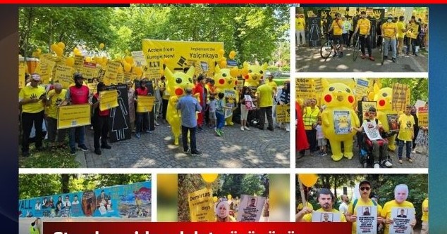 Strazburg’da adalet arayışına sarı destek: Mağdurlar,Avrupa göbeğinde ‘Adalet’ arayışında