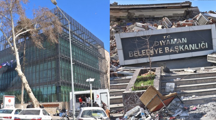 Çevresi yerle bir olurken, AB mevzuatlı binanın camları dahi kırılmadı