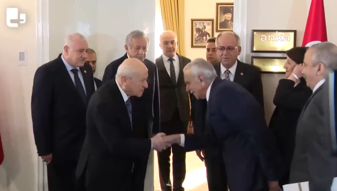 DEM Parti İmralı heyeti, Kurtulmuş’un ardından Bahçeli’yle ile biraraya geldi: Görüşme 50 dakika sürdü