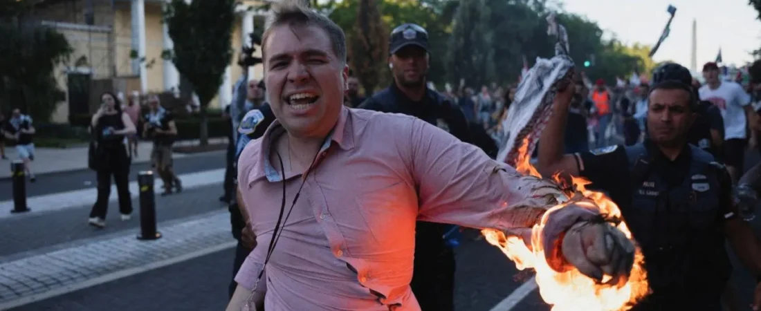 Beyaz Saray önünde kendini yaktı: ABD’de Filistin’e destek