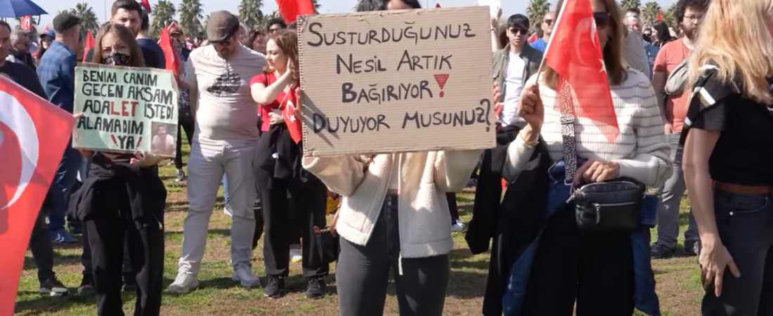 Erdoğan rejimini protesto eden öğrenciler : AKP iktidarında doğduk, 23 yıllık öfkemiz var