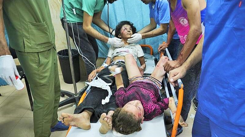 Gazze’de vahşet: İsrail’in hastaneye terörist saldırısıyla en az 500 kişi hayatını kaybetti