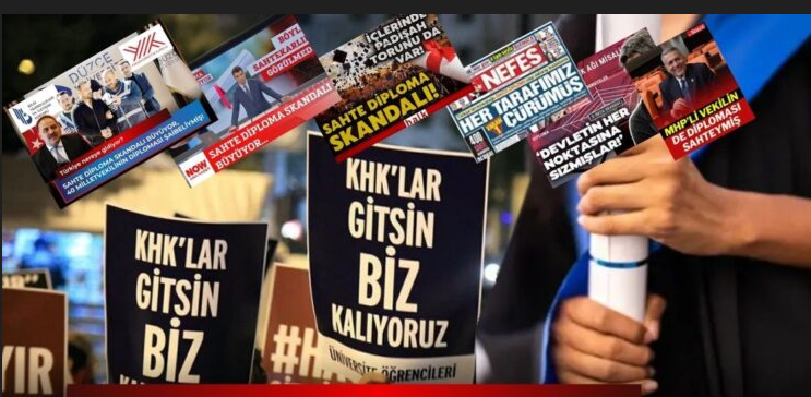 Erdoğan rejiminin Türkiyesi: KHK’larla diplomalar gitti, sahte diplomalılar geldi