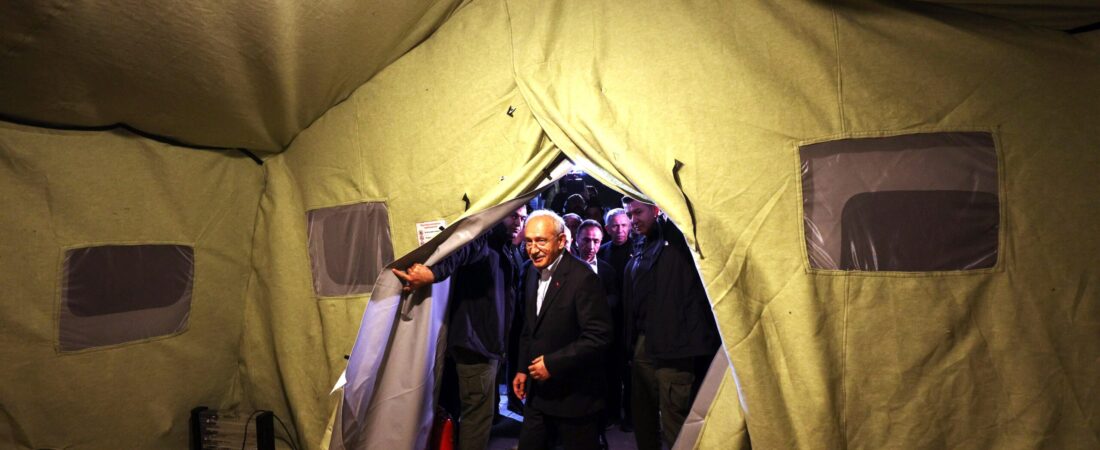 CHP lideri Kılıçdaroğlu ve Yavaş, geceyi geçirecekleri çadıra geçti