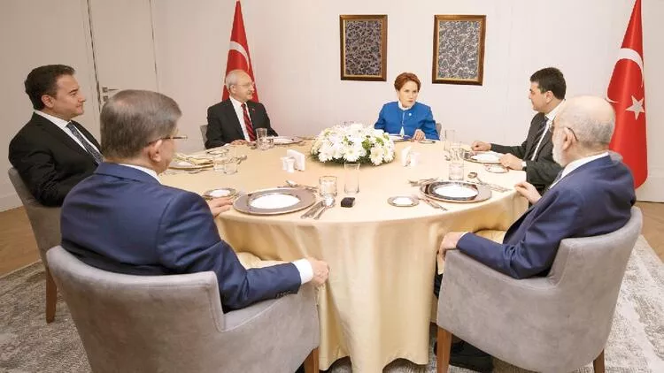 6’lı masa toplanıyor: Millet İttifakı, cumhurbaşkanı adayını bugün belirliyor