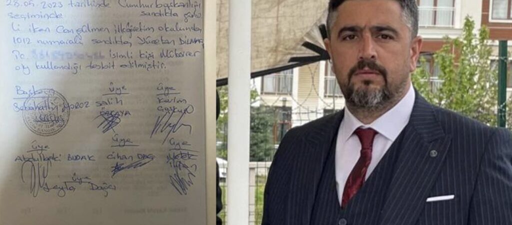 MHP ilçe yöneticisi iki defa oy kullanmaya çalışırken yakalandı