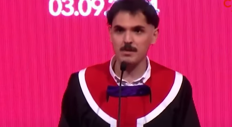 ODTÜ birincisinin konuşması gündem oldu: Bilim, öğrencilerin üzerine polis göndermek değil