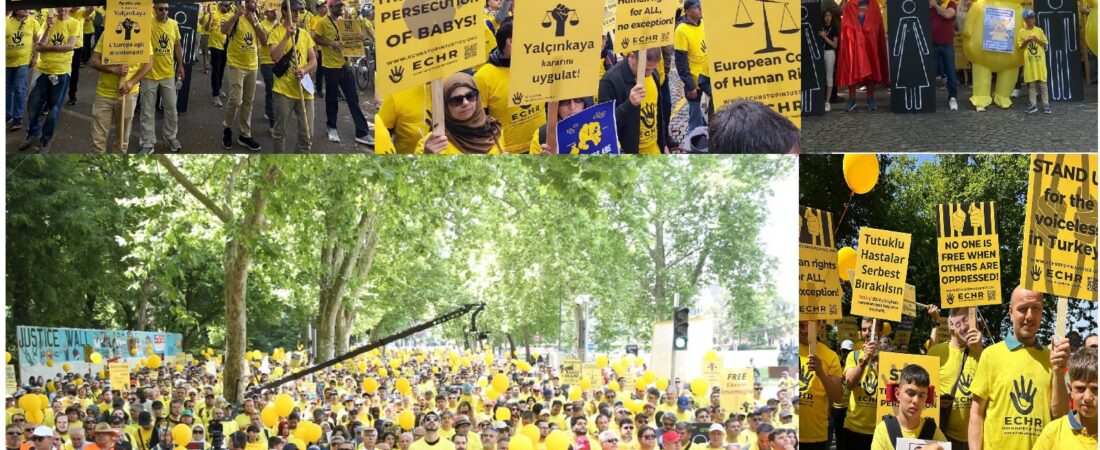 Strazburg sokaklarında Türkiye’deki zulüm ve baskılar yankılandı:Binlerce aktivist eyleme katıldı