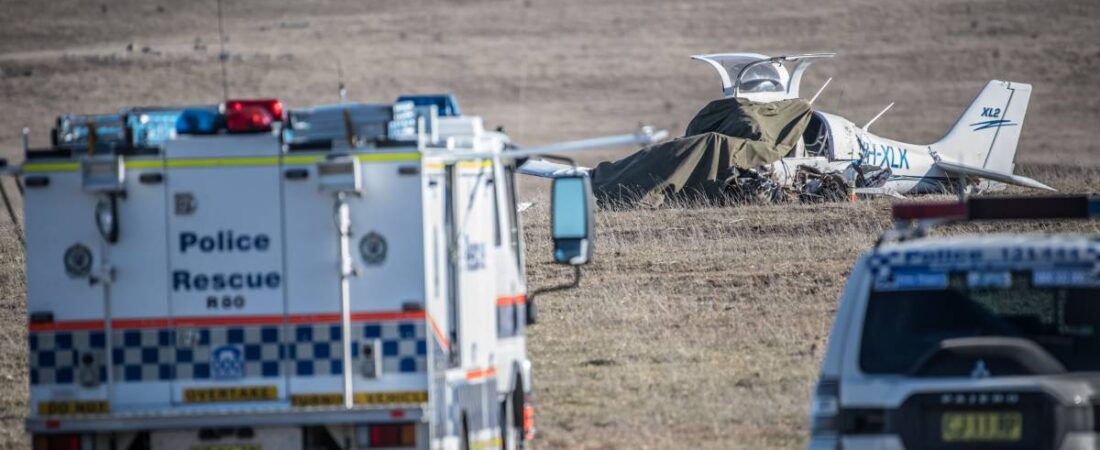 Başkent Canberra’da, uçak düştü, kurtulan yok