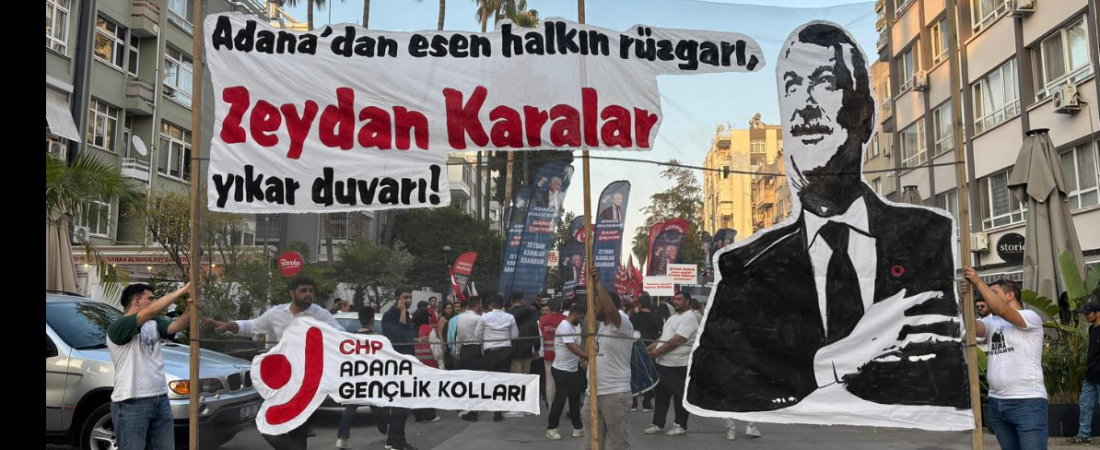 CHP Adana Gençlik Kolları, tutuklu Zeydan Karalar için Silivri’ye yürüyor