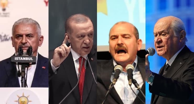 Önce dörtlü provokatör açıklamalarda bulundu: Sonra Erzurum, Trabzon ve Mersin’de peş peşe saldırılar geldi