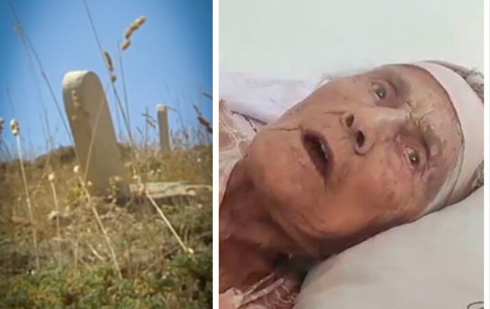 100 yaşındaki Elif nine, devletin yakarak boşalttığı köyüne gömülmek istedi