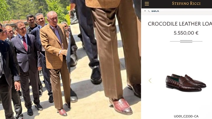 Erdoğan’ın timsah derili yazlık ayakkabısı 20 emeklinin maaşına bedel