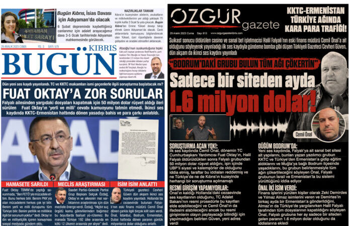 Fuat Oktay’ın 50 milyon dolar rüşvet aldığı iddiası Kıbrıs medyasında manşetlerde!