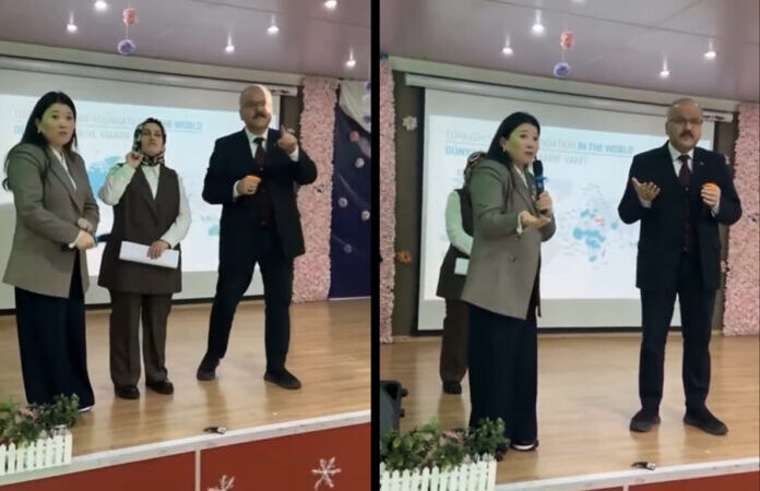 Hizmet Hareketi okullarını gasp eden Maarif Vakfı yetkilisine, Kırgızistanlı veliden tepki: “Bu okulların kaçını kendiniz yaptınız?”