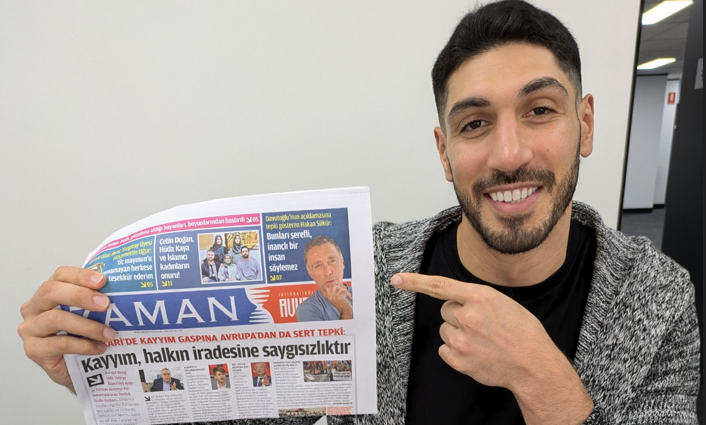 Avustralya ziyaretini gazetemize değerlendiren Enes Kanter: Hakan Şükür abiyle spor okullarının ilk adımlarını atıyoruz  