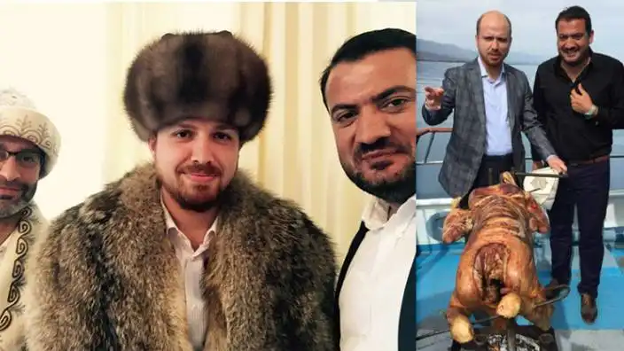 Bilal Erdoğan dev şirketlere çöken kayyım arkadaşıyla kuzu çevirme partisi yaptı