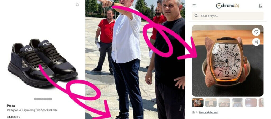 Erdoğan’ın danışmanının milyonluk saati ve 34 bin liralık ayakkabısı gündem oldu
