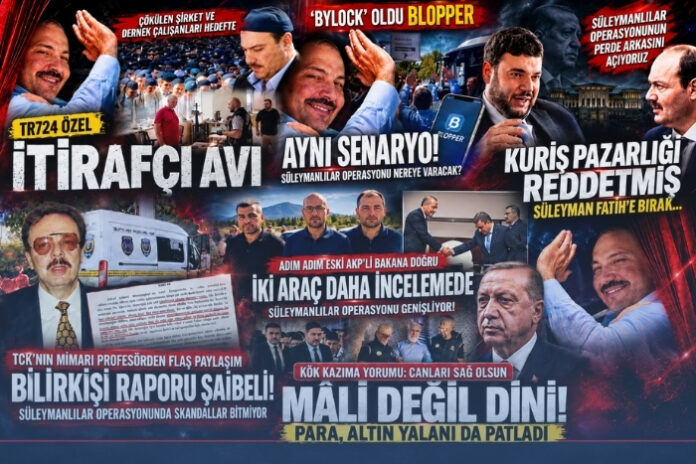 Saray Rejimi’den, Süleymanlılar soruşturmasını gündemde tutan TR724’ü susturma girişimi