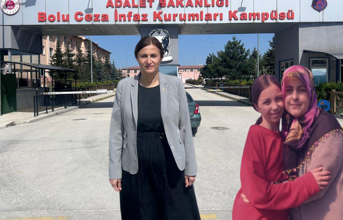 CHP milletvekili Türkan Elçi, Sümeyra’nın annesini cezaevinde ziyaret etti