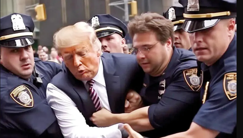Eski ABD Başkanı Trump, resmen gözaltında